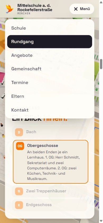 Mobile menu